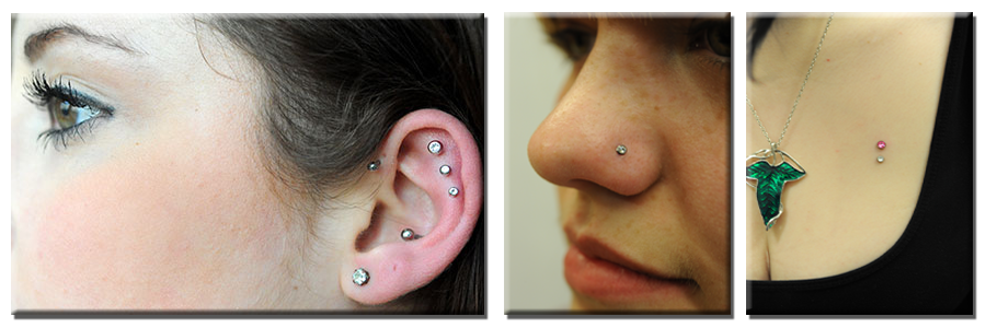 various piercing pictures